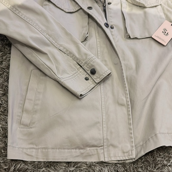 SINCERELY JULES Cream Canvas Jacket - Picture 2 of 4